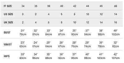 burberry prorsum size chart